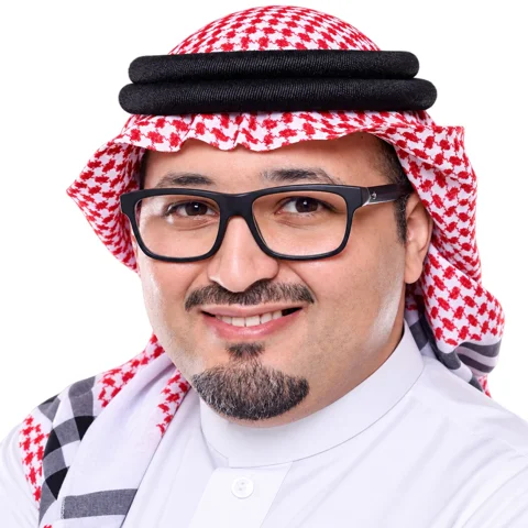 Mohammad Bahareth — Smiling Saudi shemagh portrait