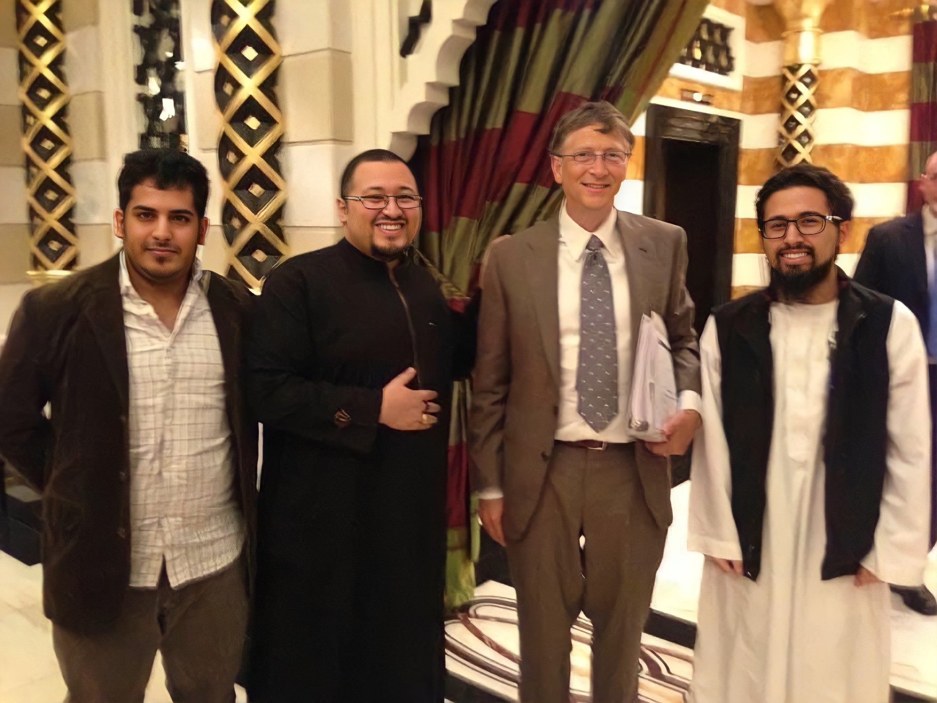 Bill Gates in Jeddah, Saudi Arabia 2013