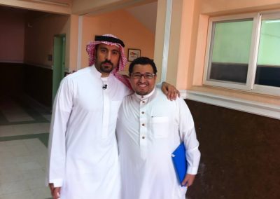 مع أحمد الشقيري في تصوير برنامج خواطر